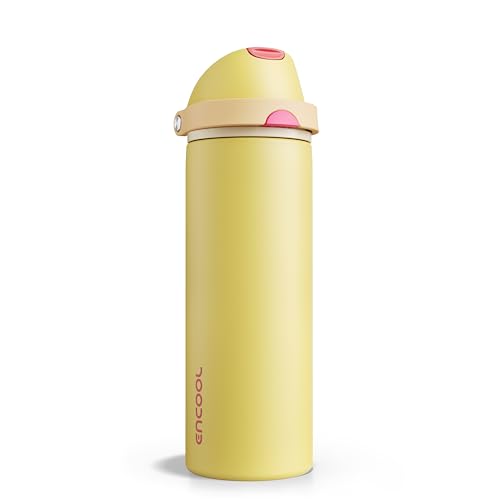Insulated Water Bottle with Straw