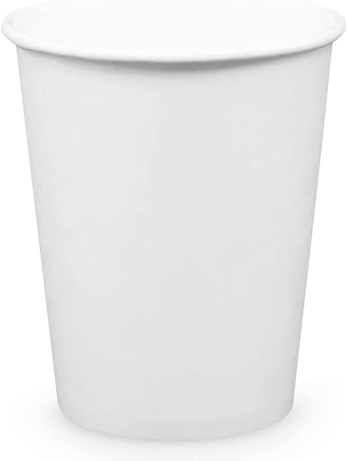 Paper Cups 8 oz 200 Pack for Coffee & Tea 8 oz Made in USA (200 Count)