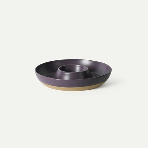 Mora Ceramic Chips and Dip Serving Tray