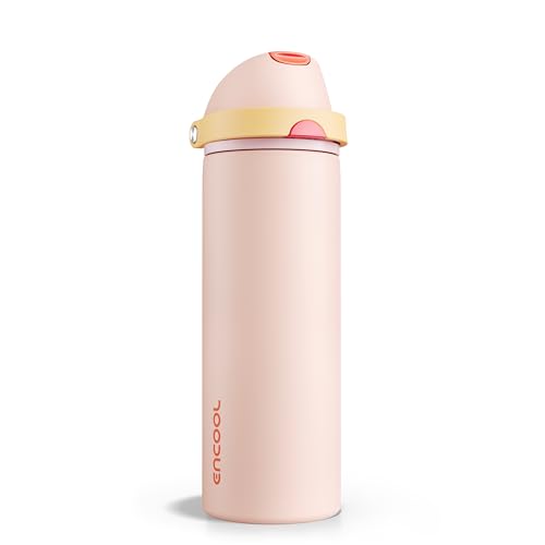 Insulated Water Bottle with Straw