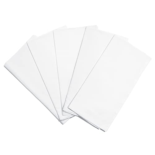 Organic Cotton Tea Towels for Embroidery (5 Count)