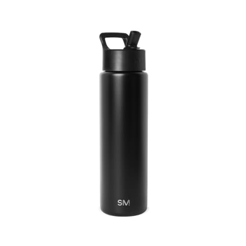 Insulated Water Bottle with Straw