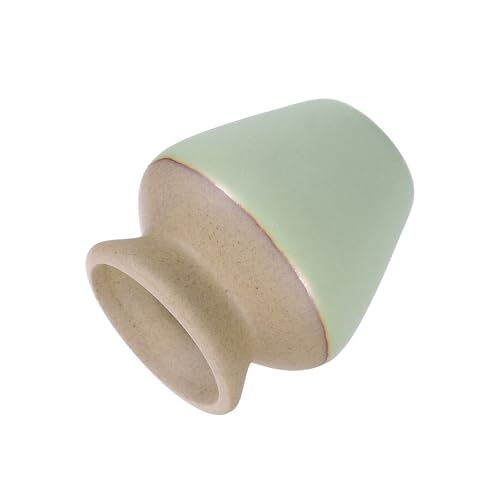 Ceramic Chasen Stand 66mm Matcha Whisk Holder Gray Green