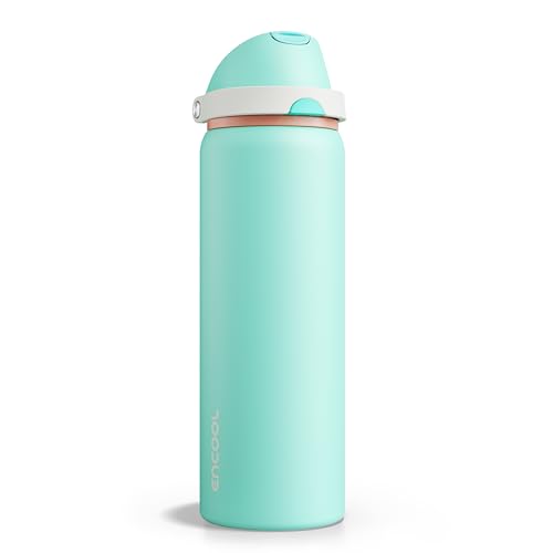 Insulated Water Bottle with Straw