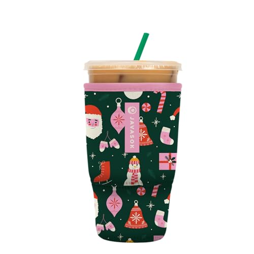 JavaSok Iced Coffee & Cold Soda Insulated Neoprene Cup Sleeve