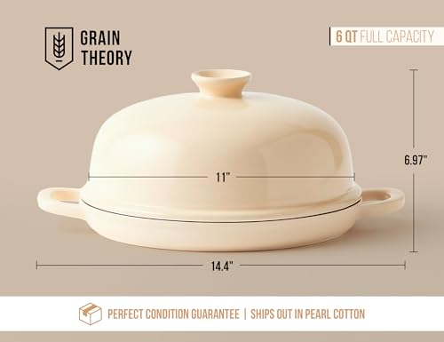 Bread Oven with Lid and Handles