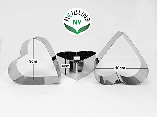 Stainless Steel Dessert Rings (4 Count)
