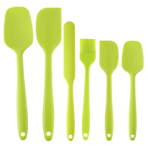 Heat Resistant Silicone Spatulas Set Food Grade Silicone Seamless One Piece Design BPA