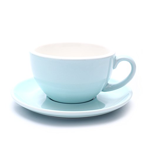 Latte Art Cup and Saucer for Latte & Cappuccino