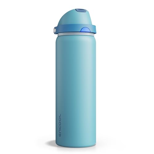 Insulated Water Bottle with Straw