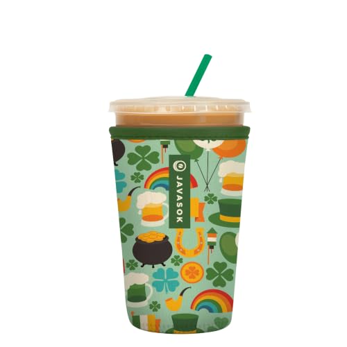 JavaSok Iced Coffee & Cold Soda Insulated Neoprene Cup Sleeve