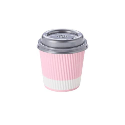 Ripple Wall Coffee Cups 25 Count 4 Ounce Insulated Light Pink Paper Cups