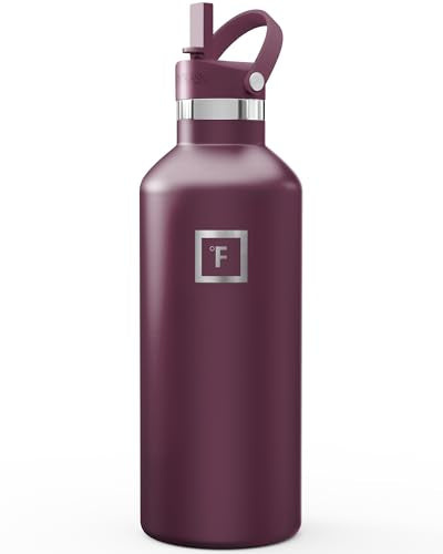 32 oz Narrow Mouth Water Bottle with Straw