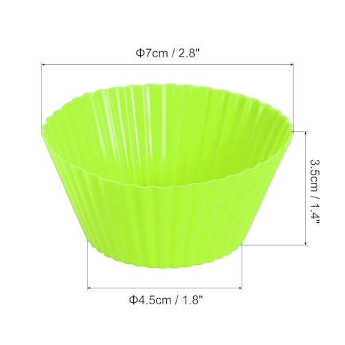 42Pcs Silicone Cupcake Liners (42 Count)