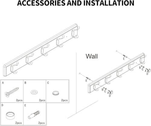 Heavy Duty Wooden Coat Rack