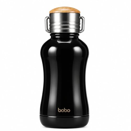 Mini Insulated Water Bottle With Bamboo Lid