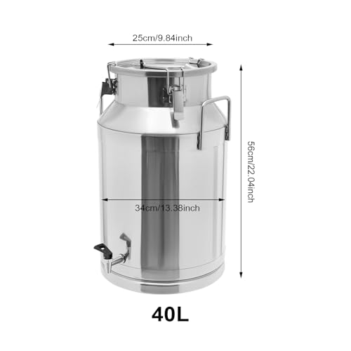 Milk Can with a Faucet