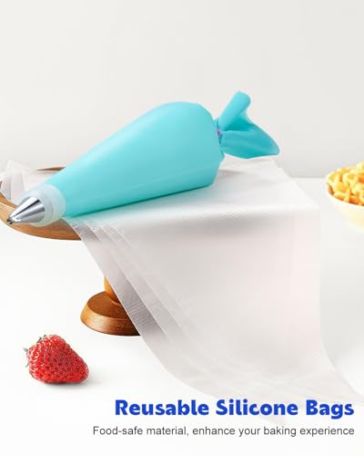 176PCS Piping Bags and Tips Set (176 Count)