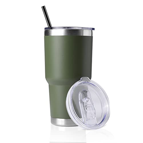 30 oz Tumbler with Lid and Straw