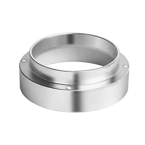 Aluminum Espresso Coffee Dosing Funnel Dosing Ring Funnel Replacement for 53mm Portafilters Espresso Machine Espresso Hand Tampers Accessories