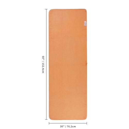 430 GSM Poly Blend Microfiber Quick Dry Waffle Bath Towel (4 Count)