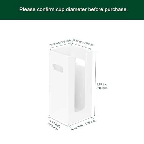 Disposable Coffee Cup Dispenser with Handles