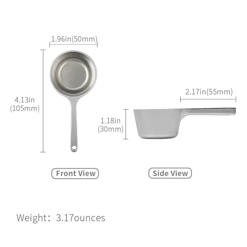 Coffee Scoop 2 Tablespoon Metal Measuring Spoon for Coffee Beans