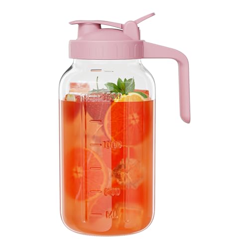 Glass Pitcher with lid