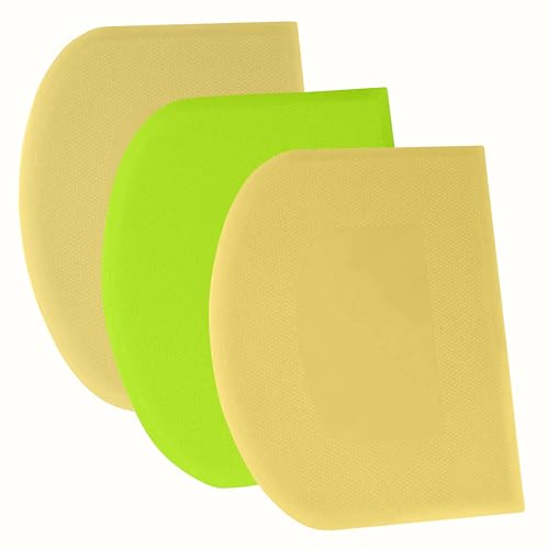 Dough Scraper Bench Scraper (3 Count)