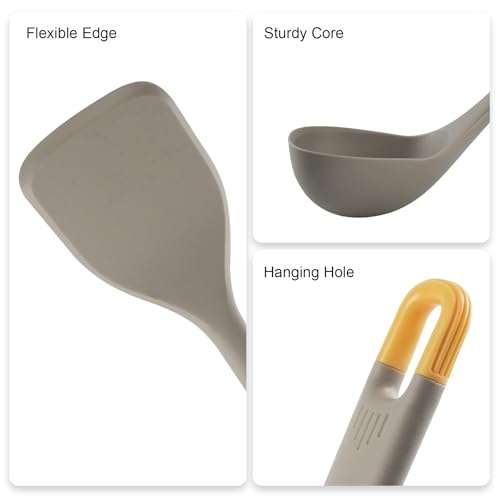 Silicone Kitchen Cooking Utensils Set (5 Count)
