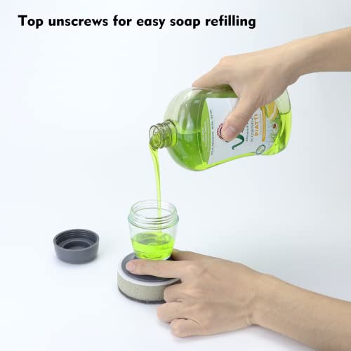 Dish Brush with Soap Dispenser (2 Count)