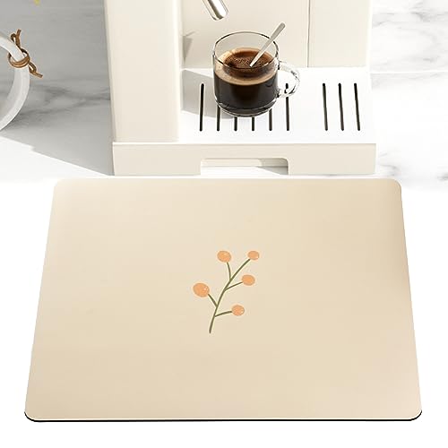 Cream Dish Drying Mat 16''x19''