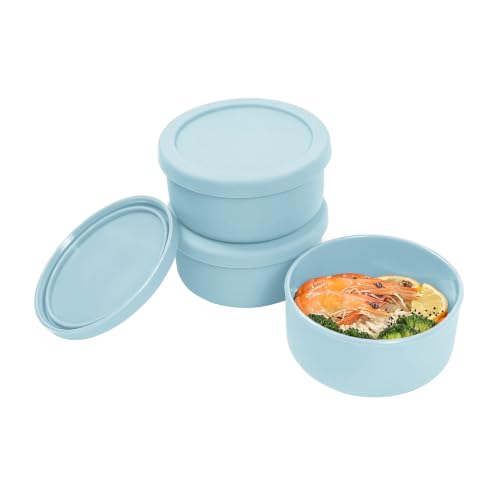 24 fl oz Silicone Food Storage Container with Lid (3 Count)