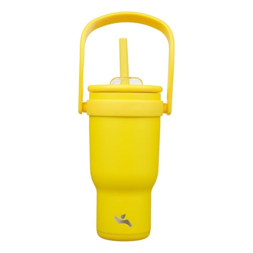 30 oz Tumbler with Handle and Straw