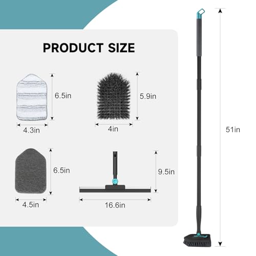 Shower Scrubber with Long Handle