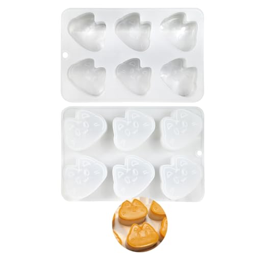 Cat Shape Cheese Mousse Silicone Cake Decorating Mold For Baking Mould Dessert Mousse Pastry Mould Ice Cream Mold Kitchen Tools