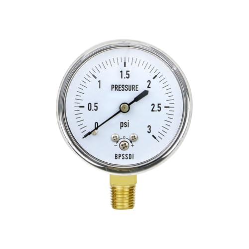 0 3 Psi Low Pressure Gauge