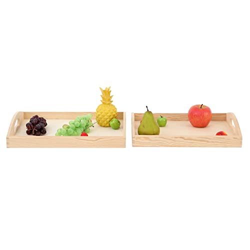 13" Wooden Tray (6 Count)