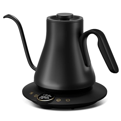 Gooseneck Electric Kettle with ±1℉ Temperature Control 0.9 Liter