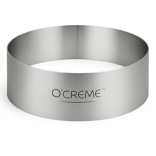 Cake Ring Sturdy Stainless Steel Round Mousse Cake Ring Mold for Baking