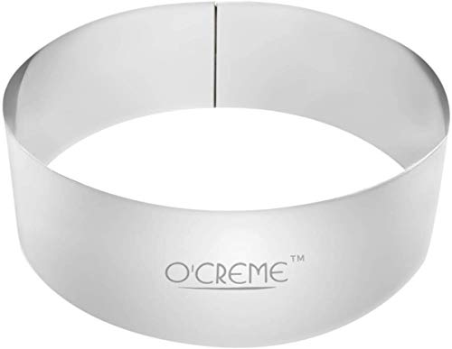 Cake Ring Sturdy Stainless Steel Round Mousse Cake Ring Mold for Baking