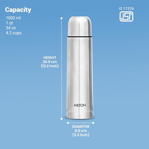 Flask 34 oz Insulated Water Bottle with Cover