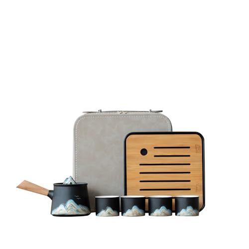 Portable Chinese Tea Set with Carry Bag