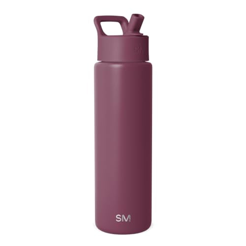 Insulated Water Bottle with Straw