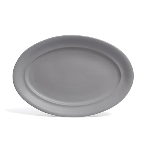 over&back Rim Stoneware Serving Platter