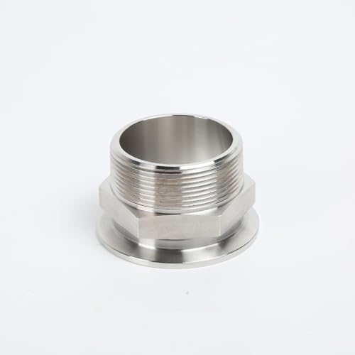 SS304 KF50 NPT Male Adaptor thread 2" NW50 KF Male coupling ISO