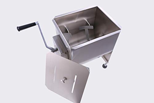 CMI Commercial Stainless Steel Manual Meat Mixers with lid