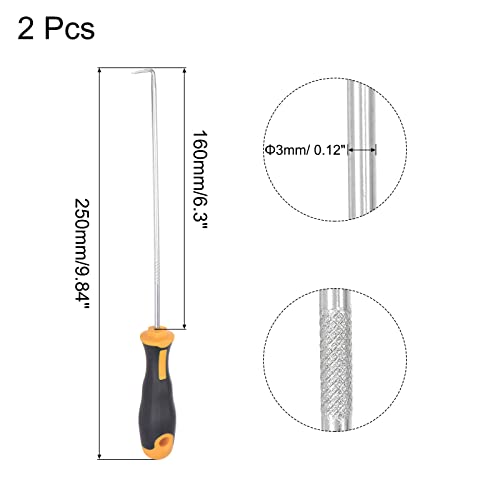 90 Degree Pick Hook 9.84" Puller Remover Removal Tool for Oil Seal