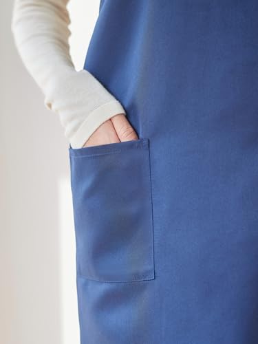 Kitchen Chef Aprons for Men Women Work Apron with 2 Pockets