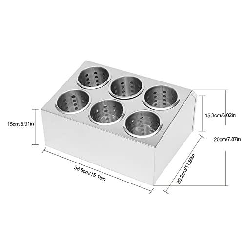 Stainless Steel Flatware Utensil Holder